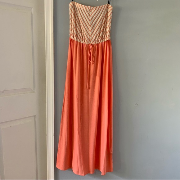 orange strapless dress forever 21 Forever 21 | Dresses | Forever 2 Orange Strapless Maxi Dress